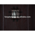 Fangda Left-Hand Inswing Speakeasy puertas rústicas con luces laterales